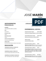 Curriculum Sebastian Marín