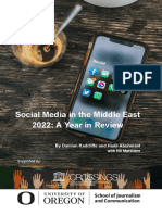 Social Media in the Middle East 2022: A Year in Review