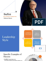 Leadership Lessons From Warren Buffett: Shaharyar Naeem