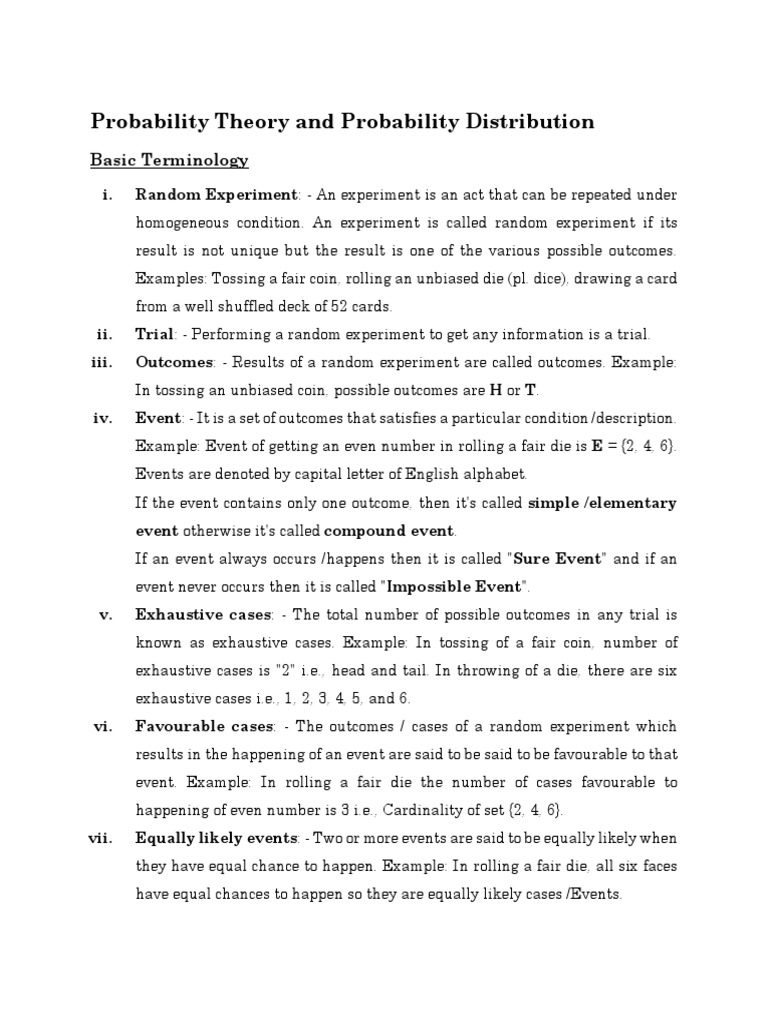 Probability Theory Mathematical Expectation and Probability ...
