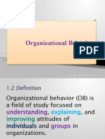 Organizational Behavior: Kedida S. (PHD)