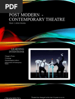 Post Modern - Contemporary Theatre: Year 12 Atar Drama