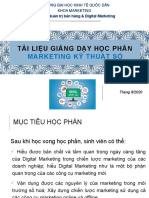 Tài Liệu Giảng Dạy Học Phần: Marketing Kỹ Thuật Số