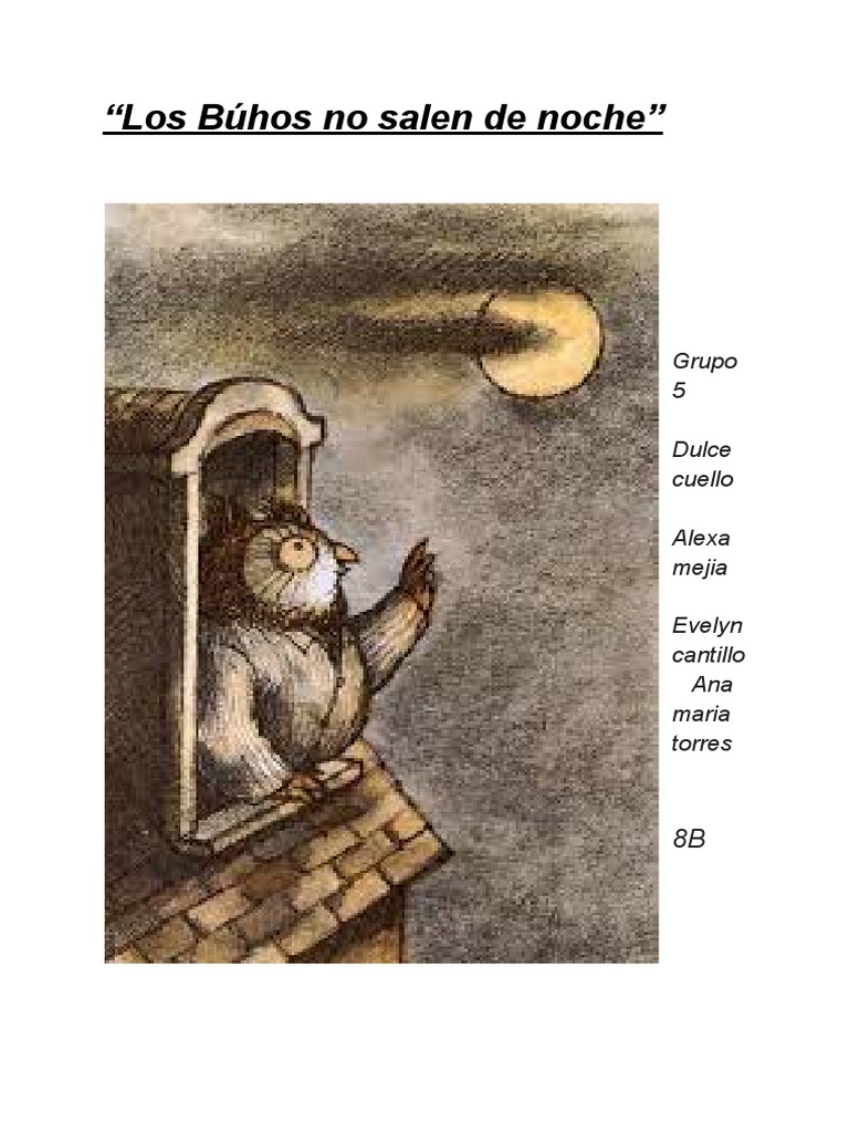 “Los Búhos no salen de noche” PDF