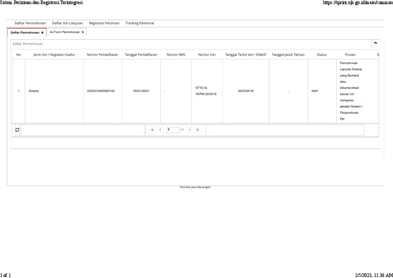 Sistem perizinan dan registrasi terintegrasi pdf