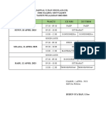 Jadwal Ujian Sekolah (Us) SMK Daarul Muttaqien TAHUN PELAJARAN 2022/2023 Hari/Tanggal Waktu Xii MM Xii TBSM