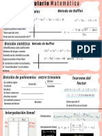 Ecuaciones polinomiales, sucesiones y funciones lineales