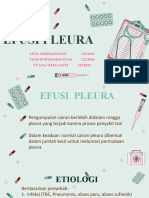 Efusi Pleura: Yeni Arismawanti 2223033 Yeni Purwaningtyas 2223034 Yuana Wijayanti 2223035