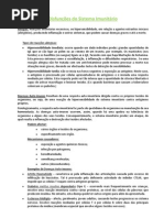 Disfunções do Sistema Imunitário