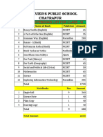 St. Xavier'S Public School Chatrapur: Books & Notebooks List For Class - Vi