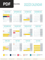 Richardson ISD 2022-23 School Calendar | PDF | Social Institutions |  Academia