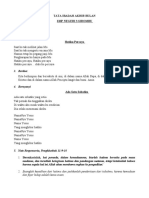 Tata Ibadah Akhir Bulan SMP Negeri 3 Sirombu