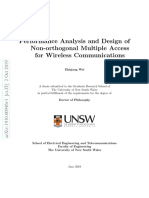 Performance Analysis and Design of Non-Orthogonal Multiple Access For Wireless Communications