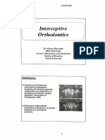 Interceptive Orthodontics: Definitions