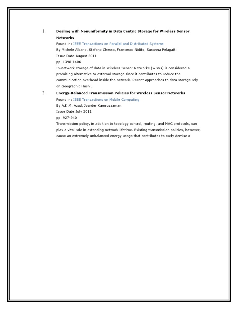 Ieee - Abstracts | PDF | Science & Mathematics | Technology & Engineering