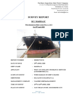 Survey Report: M/V "Marina R"