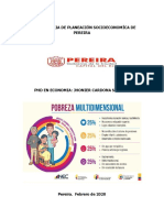 Pobreza Multidimensional de Risaralda Censo 2018