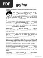 SIMPLE PAST TENSE - Harry Potter