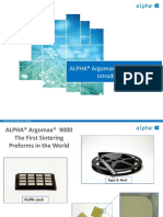 ALPHA® Argomax® 9000 Preforms: ©alent PLC and Its Subsidiaries 2015 - Confidential