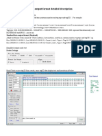 Data Output Format Detailed Description