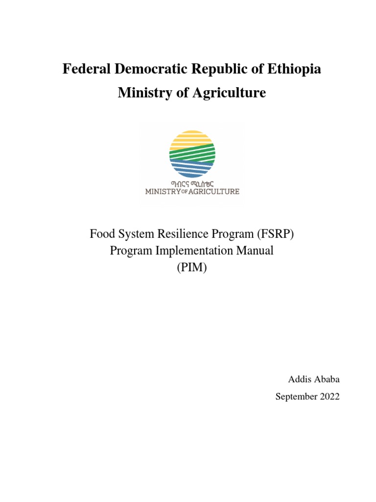 Community Based Training Program In Ethiopia Pdf Free Download