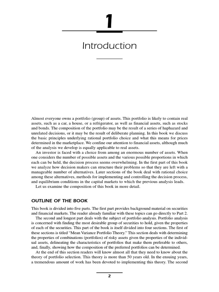 Book Chapter 1 E.J. PDF Interest Valuation (Finance)