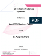 Business Development & Service Agreement: 11th March 2023 SM/BD/Agreement - 1010/270224/Dr - Aung