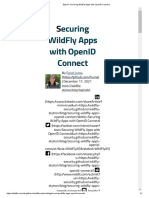 Ecuring Wildfly Apps With Openid Connect: Ildfly Elytron