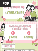 Divisions of Literature