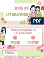 Divisions of Literature