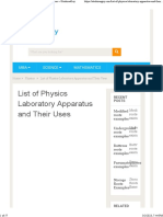 List of Physics Laboratory Apparatus and Their Uses - StudiousGuy