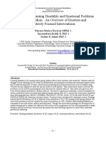 Prevalence of Learning Disability and Emotional Problems Among Children: An Overview of Emotion and Creativity Focused Interventions