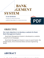 Book Bank Management System