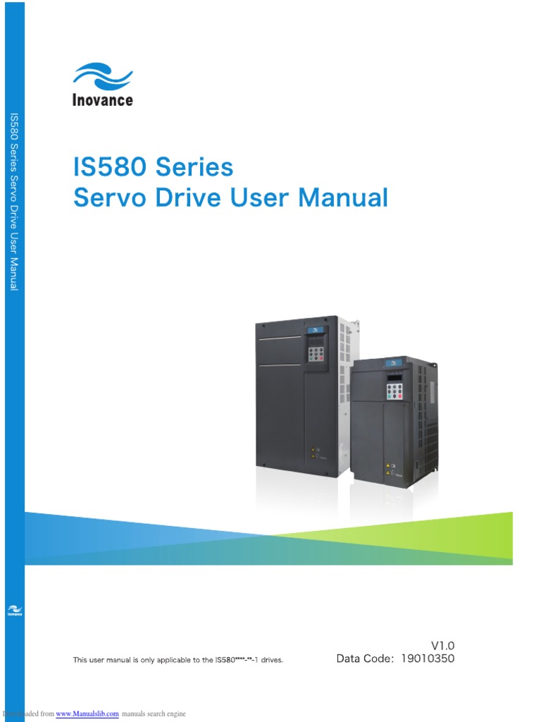 IS580 Servo Drive User Manual | PDF | Power Supply | Electronics