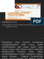 Karakteristik Inovasi Pembelajaran Pendidikan Aqidah Akhlaq