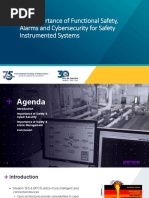 The Importance of Functional Safety Alarms and Cybersecurity For Safety Instrumented Systems