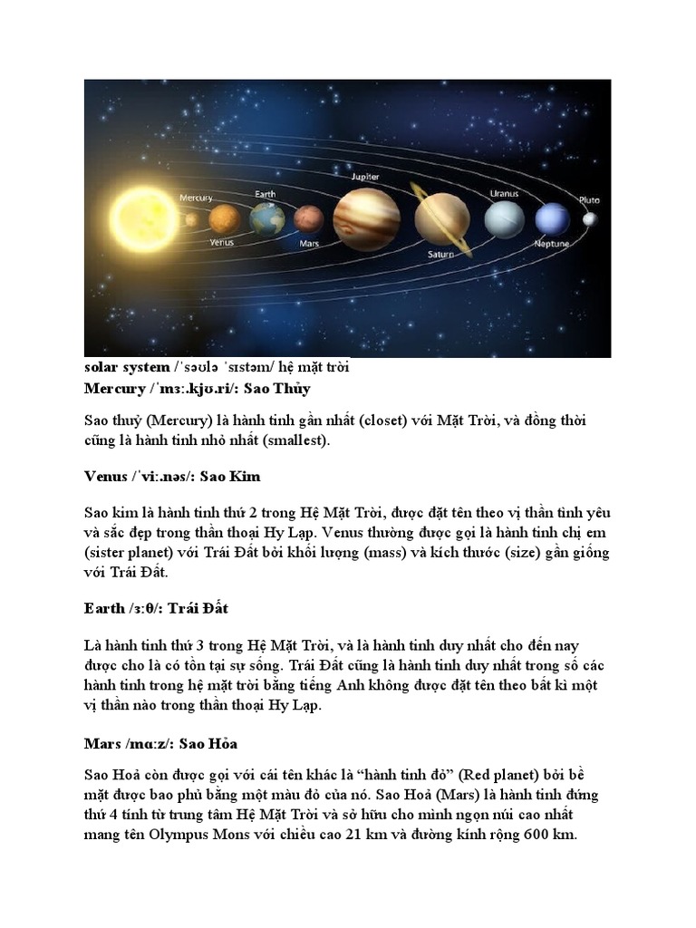 Solar System | PDF