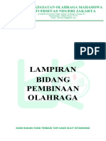 Lampiran Bidang Pembinaan Olahraga: Universitas Negeri Jakarta