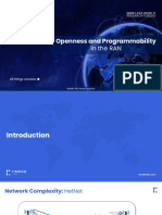 Openness and Programmability OpenRAN
