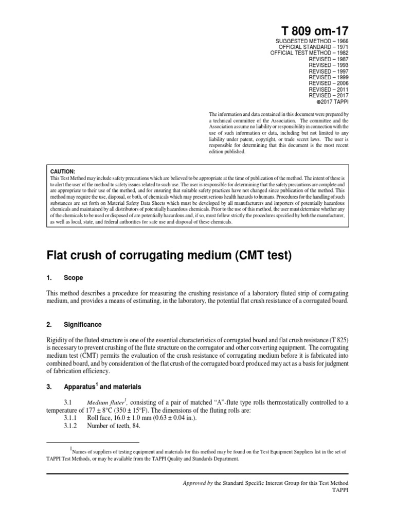 Tappi T809 | PDF | Screw | Safety