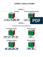 Rezolvarea Cubului Rubik - 1