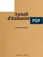 Annali: Ditalianistica