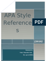 Introduction Apa Style Edit