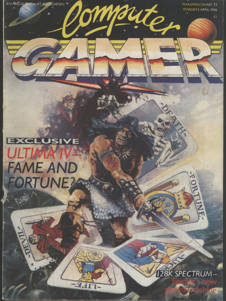 雑誌 Computer Gamer Issue 13 1986-04 Argus Press GB | PDF