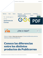 Conoce Las Diferencias Entre Los Distintos Productos de Publicorreo - Mi Plaza en Correos