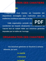 Organisation Des Chantiers: I/ Généralités