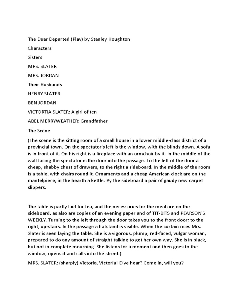 Dear Departed | PDF | Poetry