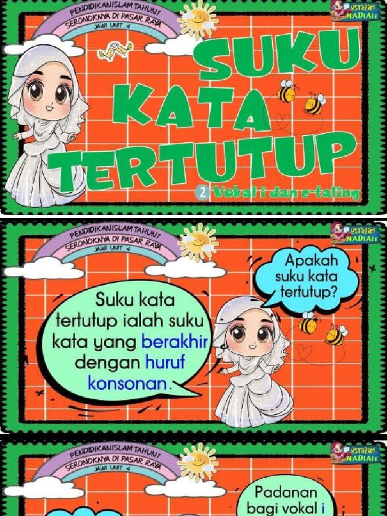 Suku Kata Tertutup (I & E) | PDF