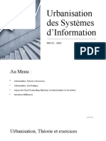 Urbanisation Des Systèmes D'information