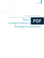 Nutrición en El Envejecimiento y Cambios Fisiológicos Asociados